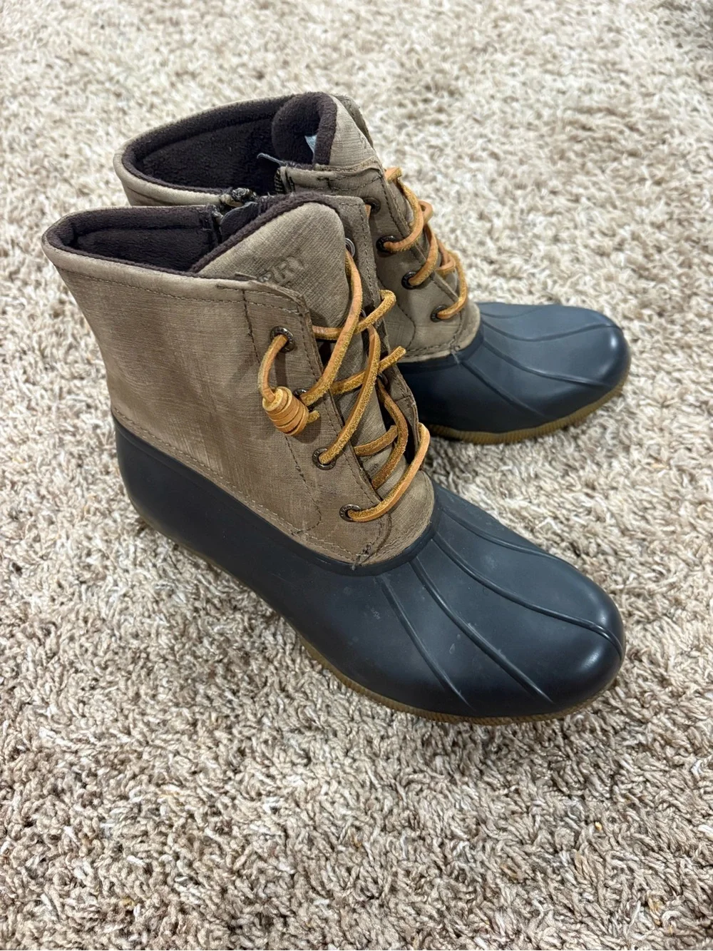 Sperry Saltwater Duck Lug Boot 8.5